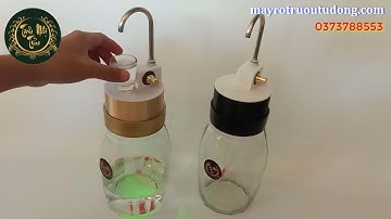 Bình Rót Rượu Tự Động Cảm Ứng Thông Minh | Thủy Tinh Cao Cấp 2 Lít [M3.1]