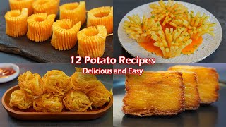 12 удивительных рецептов картофеля! Коллекции! Вкусно и Легко! Картофельная закуска, картофель фри