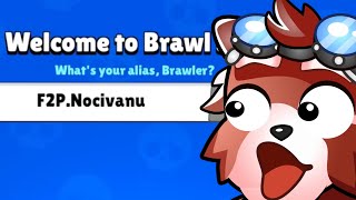 ZIUA 1! Mi-am facut CONT NOU free to play in BRAWL STARS *IREAL CE S-A INTAMPLAT*