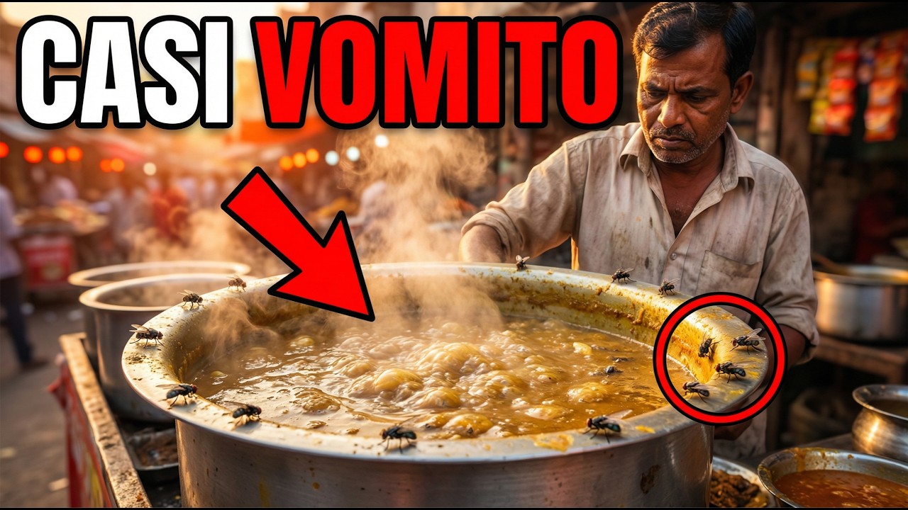 La COMIDA CALLEJERA de INDIA puede MATARTE 🤢
