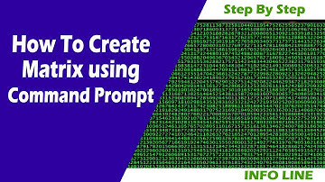 Tutorial   How to Make The Matrix in Command Prompt | Village Vision