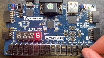 Basys 3 Seven Segment Displays with Switch Binary Input 2