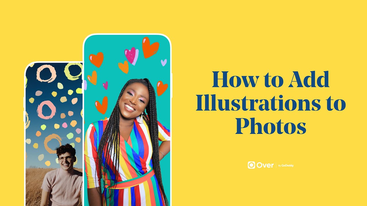 How to Add Illustrations to Photos | Over by GoDaddy