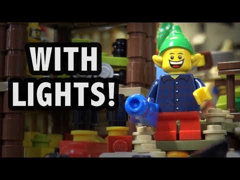 Motorized LEGO Santa's Toy Factory | Skaerbaek Fan Weekend 2017