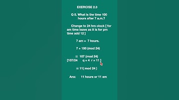 10th MATH -EXERCISE 2.3 Q5 & Q6- Solutions - Congruence Modulo #Samacheer#MathSimplified#guide#Tamil