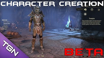 The Elder Scrolls Online BETA - Character Creation [Commentary]