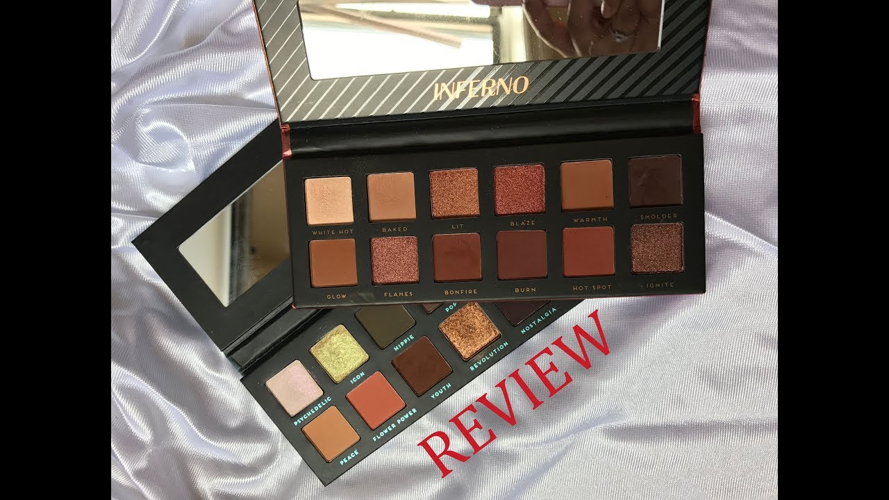 RETRO LOVE & INFERNO PALETTE REVIEW | beautybymaritza