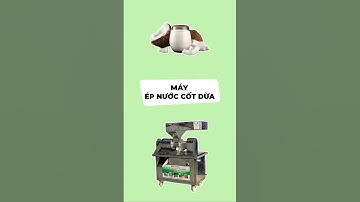 Máy ép nước cốt dừa siêu năng suất #vinaorganic #mayepcotdua