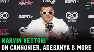 Marvin Vettori on Adesanya/Du Plessis beef: &#39;It&#39;s kind of weird seeing a super white African&#39;