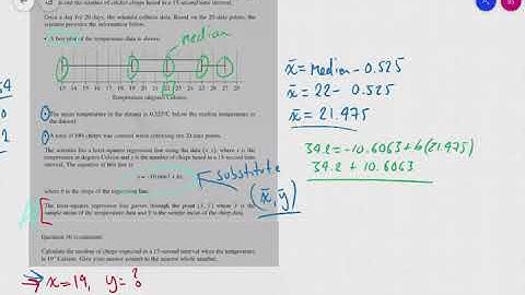 EXPLAINED: "Chirping Crickets" HSC Mathematics Advanced Question 27 2020