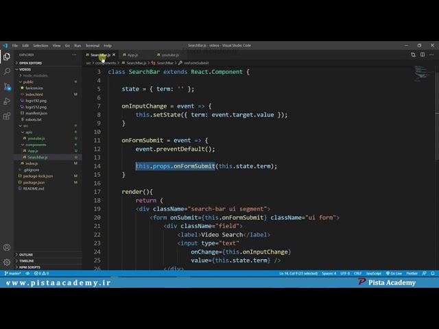 آموزش React - جلسه چهل و یکم