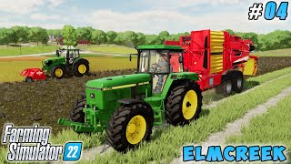 GRIMME equipment for harvesting potatoes & loading into boxes | Elmcreek | FS 22 | Timelapse #04