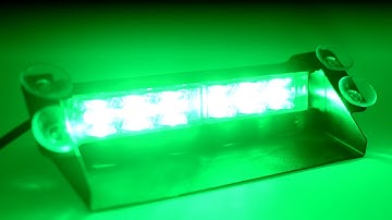 DX6 Dash Light G/W Dual Color Flash Pattern | UnitSignal