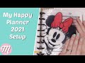 My 2021 Happy Planner Setup