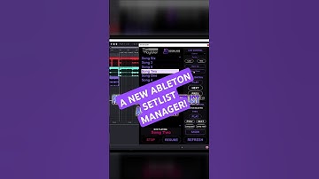 FREE SETLIST MANAGER FOR ABLETON
