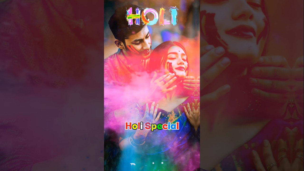 Holi Status Video Editing | Holi Reels Capcut Template | Holi Video Editing In Capcut | Holi 2026