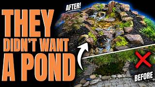 Why This Backyard Needed a Waterfall, Not a Pond!