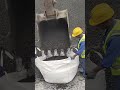 How Crushed Stone Is Transported | Big Bag Handling by Excavator