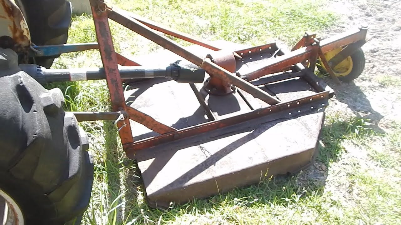 Bush Hog Maintenance / Tune up - YouTube