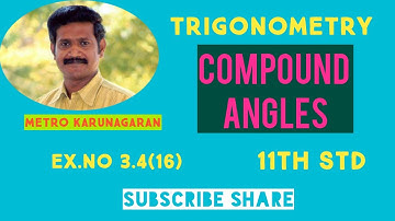 11th Std Maths Ex 3.4(16) If xcosA = ycos(A+2π/3)=zcos(A+4π/3) Find xy+yz+zx