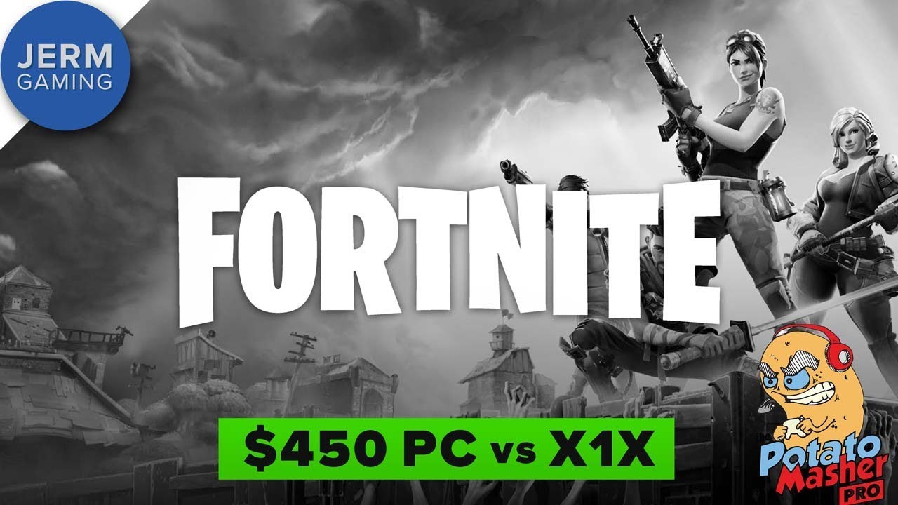 Pc Vs Xbox One X At 4k Fortnite Battle Royale - 