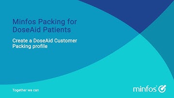 Create a DoseAid Customer Packing Profile