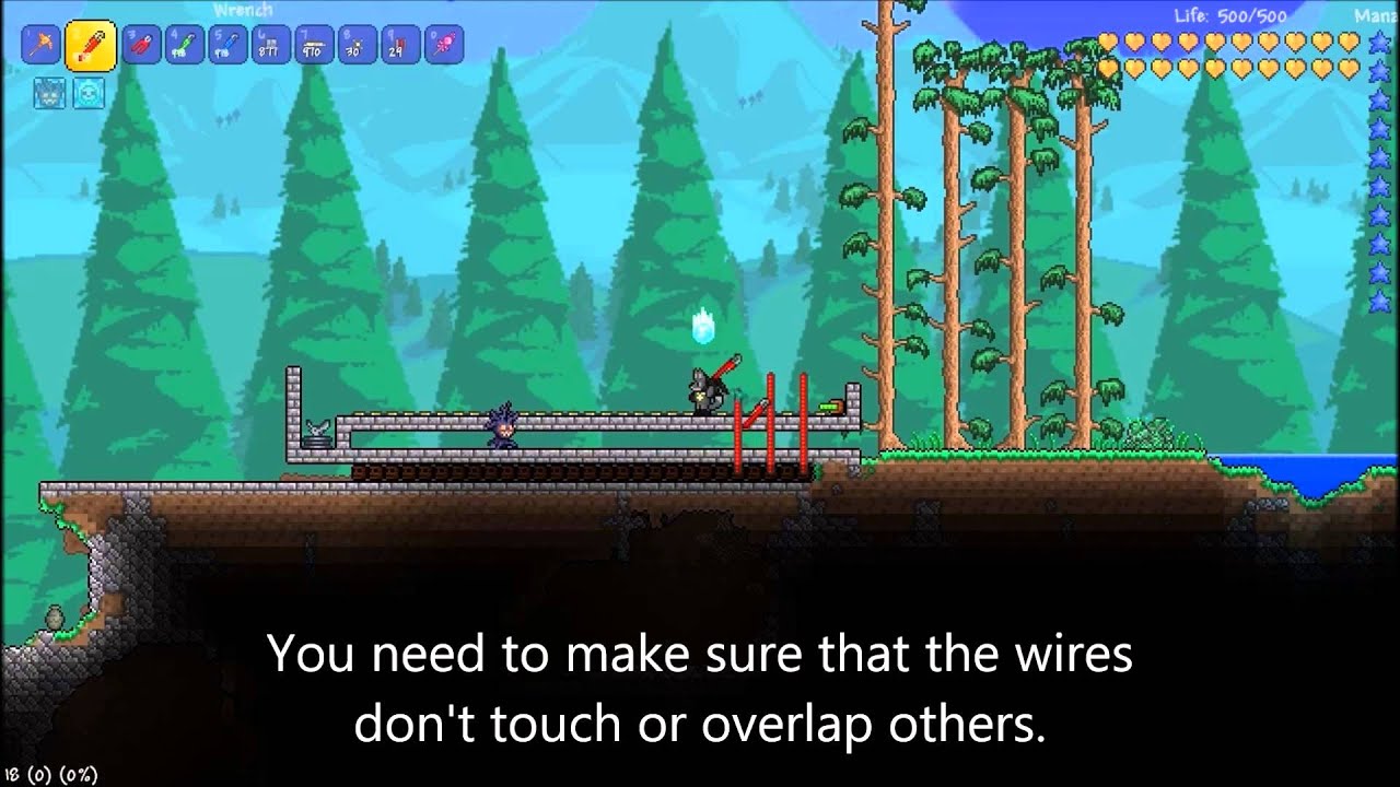 Terraria Contraptions Rapid Fire Dart Machine YouTube