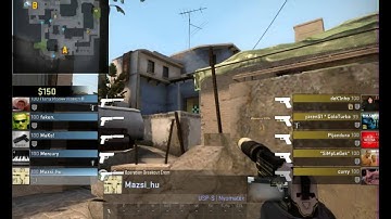 CS:GO | Mirage pistol round ace (5 headshots)