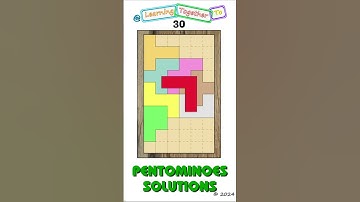 Not an image. #30 (Solution SETUP) Pentominoes Math Puzzle #mathchallenge #Shorts #puzzlegame