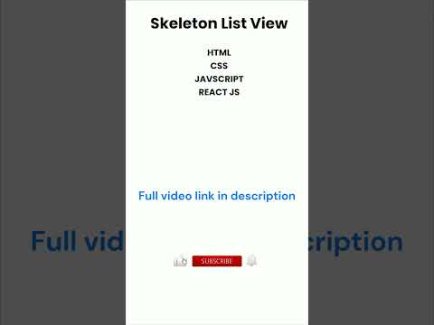 React JS Skeleton