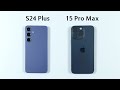 Samsung s24 plus vs iphone 15 pro max  speed test