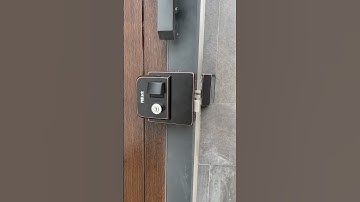 Khoá cổng FE38B vân tay 2 mặt | Cửa cổng 1 cánh | PHGLock #shorts