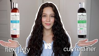 Curlsmith frizz rescue curl retainer VS hydro style flexi jelly | comparison & reviews