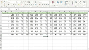 How to select multiple ranges in Excel