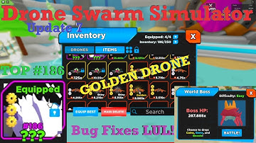 Drone Swarm Simulator Update 7 OP Leaderboard Drone!