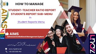Student Teacher Ratio Report   Students Report Sub Menu