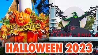 Disneyland Halloween 2 Park Walkthrough - Disneyland & California Adventure 2023