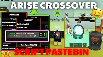 DEAD RAILS SCRIPT / HACK | TELEPORT TO GOLDEN EGGS , UFO, UNICORN ESP , UNLOCK SECRET MAP *NO KEY*