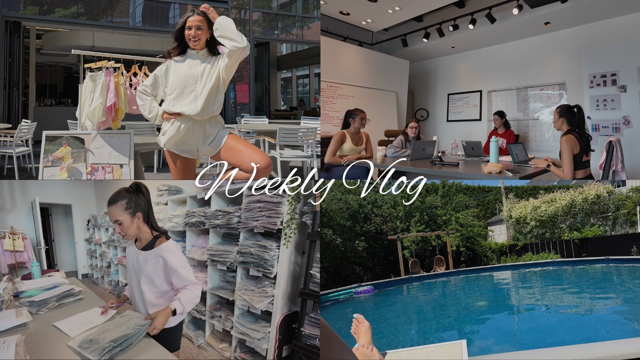 WEEKLY VLOG | entrepreneur talks, retrouver mon équilibre, préparation d’un event & passion matcha 🍵