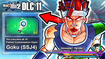 *NEW* MYSTERY DLC 11 RAID BOSS! Xenoverse 2 How To Get All FREE Custom Partner Keys & Broly Clothes!