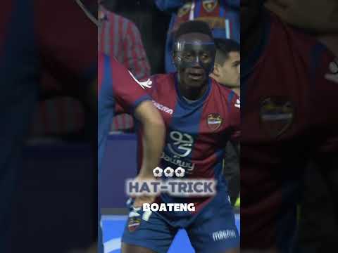Hat-trick de Emmanuel Boateng ante el FC Barcelona #LevanteUD #LevanteUDBarça #laliga #futbol