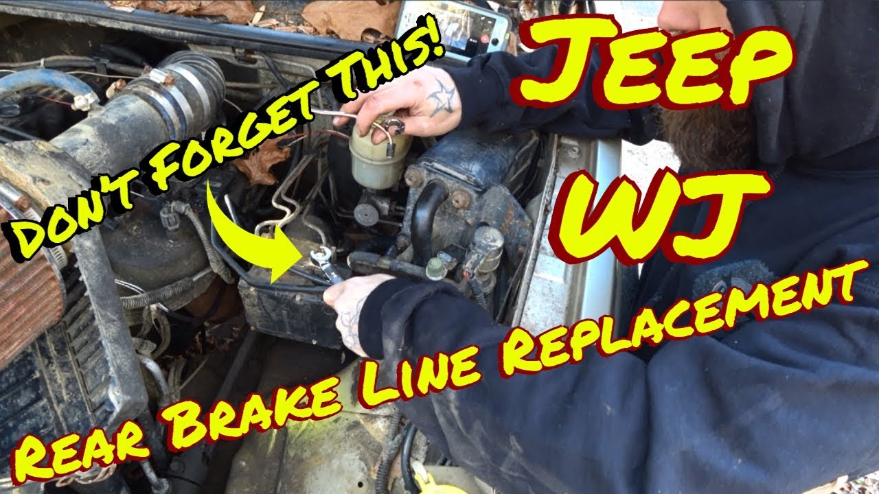 Easy & Quick Rear Brake Line Replacement - YouTube