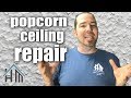 How to repair popcorn ceiling. Easy! Home Mender.