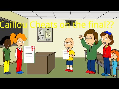 Caillou Cheats On His Final Exam Punishment Day Gets Sent To Summer School LONGEST VIDEO