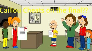 Caillou Cheats On His Final Exampunishment Daygets Sent To Summer School Longest Video