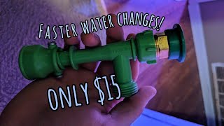 Faster water changes! Python snap on adapter Wealth