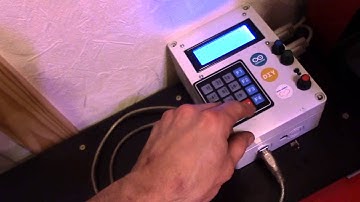 Arduino wire EDM usage demonstration