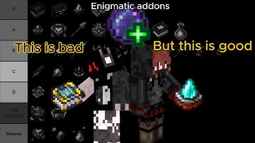 I tried to review items in enigmatic addons