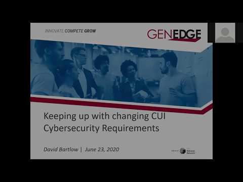 DoD Suppliers: Keeping Up With Changing CUI Cybersecurity Requirements Webinar