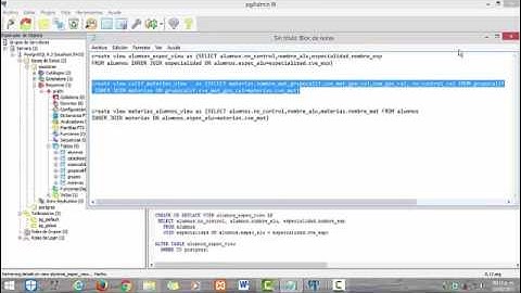 Vistas en PostgreSQL